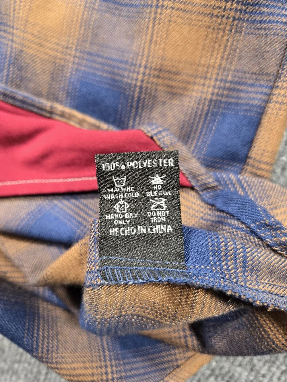 Dixxon Flannel The Eddie 10th Anniversary Blue Brown Plaid Shirt Men's Medium